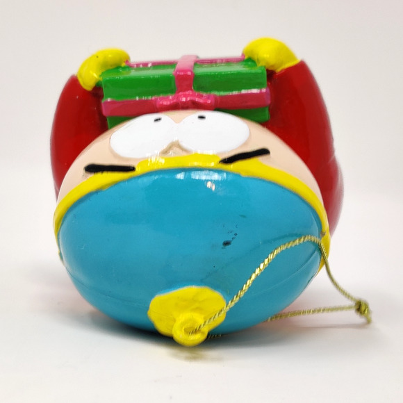 Vtg Comedy Partners 2005 South Park Cartman Holding Present Christmas Ornament - Picture 10 of 15